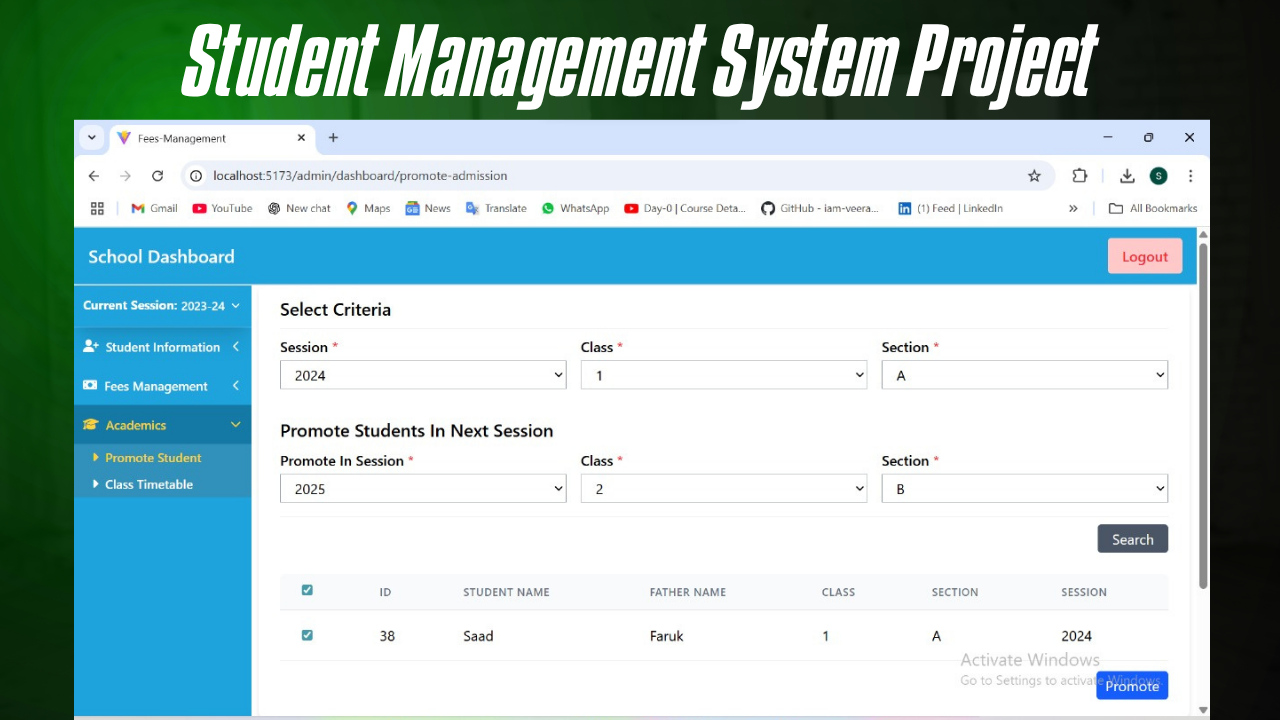 Student Management App